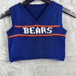 Chicago Bears Child Knitted Sweater Vest-Size Youth Costume